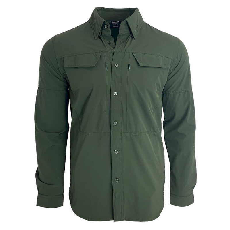 Camicia militare a maniche lunghe texar Slip Dureble Classic Shirts Classic Army