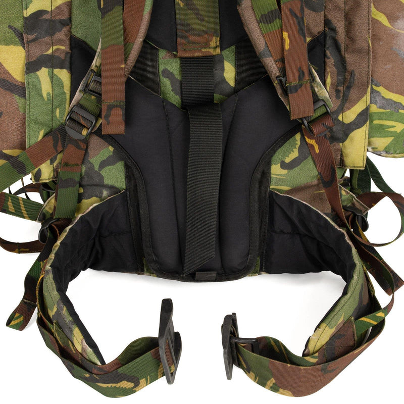 Genuino zaino dell'esercito olandese DPM Backpack da combattimento in bosco 60L Daypack tattico