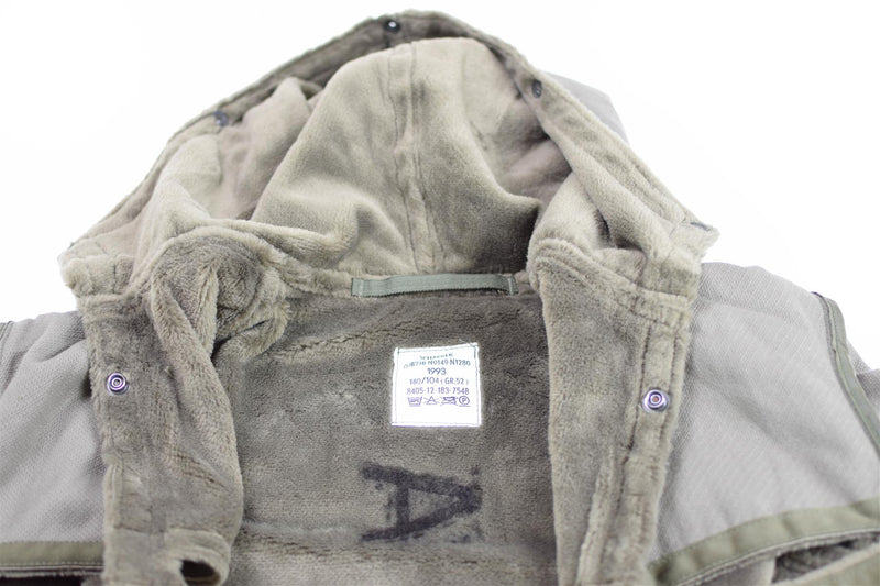 Guida vera armatura militare dell'esercito tedesco parka rivestimento lungo rivestimento invernale