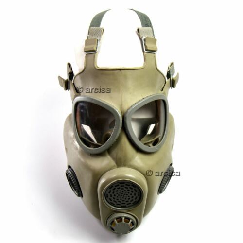 Maschera per gas militare ceco cecoslovacco M-10. Nuovo set completo. CZ Mask Gas Mask M10