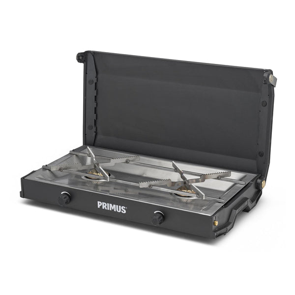 Penus Kinjia Camping Stove Dual Burner Pocchezze da cucina esterna portatili neri