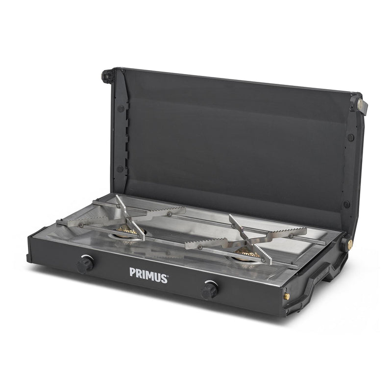 Penus Kinjia Camping Stove Dual Burner Pocchezze da cucina esterna portatili neri