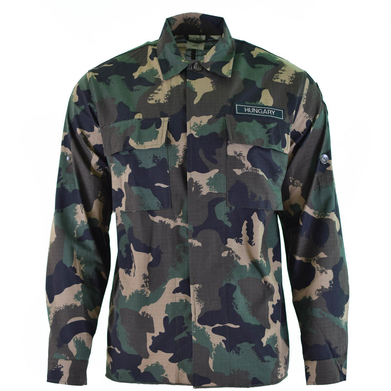 Guida camicia dell'esercito ungherese M90 ​​4 Colore camuffato a manica lunga militare nuovo
