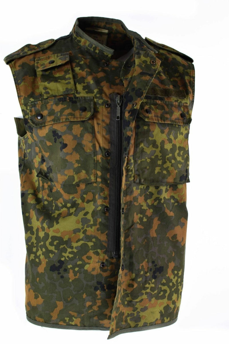 Match dell'esercito tedesco originale zippato flecktarn camo combattimento tattico bw esercito problema