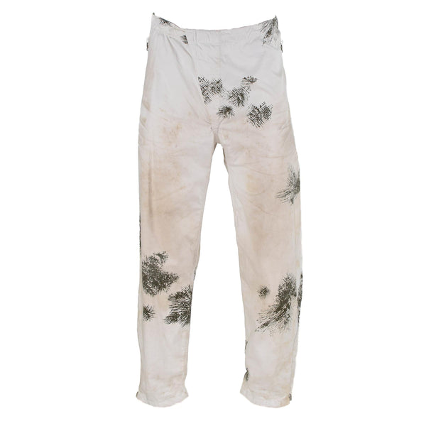 Pantaloni mimetici di neve militare tedesco originale pantaloni strati esterni uniformi invernali