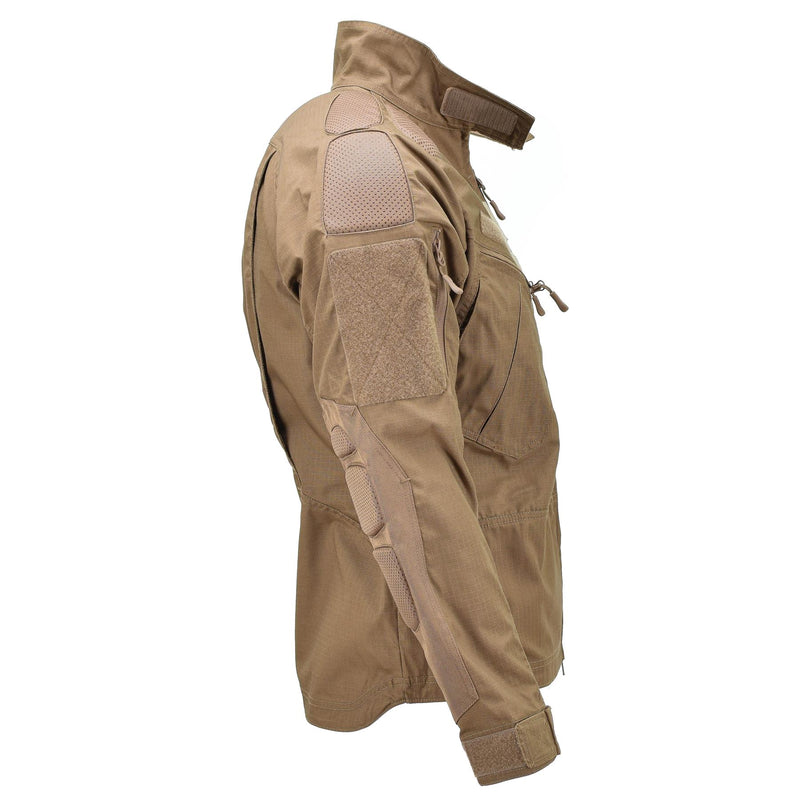 Mil-Tec Brand Style Military Style Ripstop Dark Coyote Combat Troops Jacket Chimera
