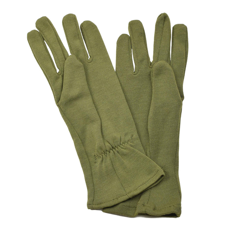 Guidi guanti dell'esercito britannico scaldini a mano olive guanti in fibra resistenti al fuoco Nuovi
