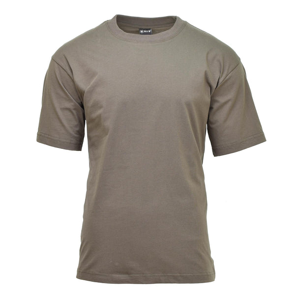T-shirt militare statunitense MFH USA USIGHE LEGGETURE SUSTERSHIRT SITTHIRT OLIVE