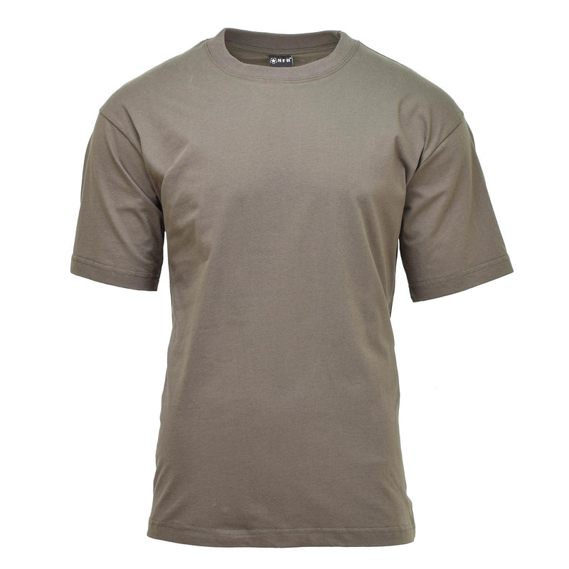 T-shirt militare statunitense MFH USA USIGHE LEGGETURE SUSTERSHIRT SITTHIRT OLIVE
