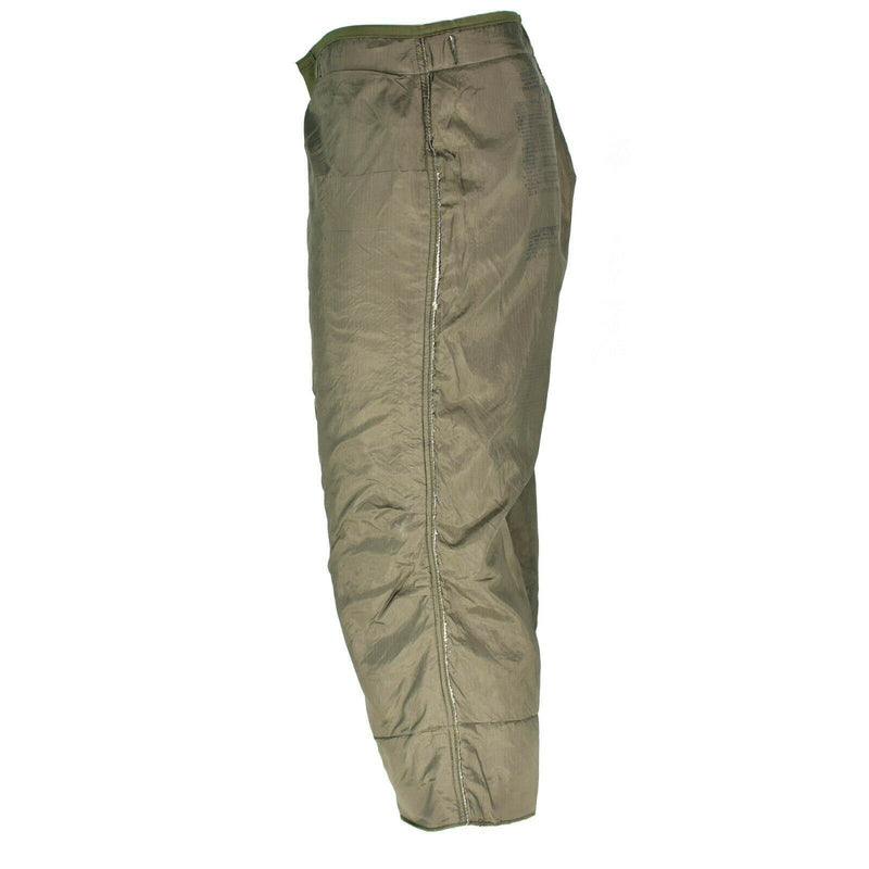 Rilievo originale di pantaloni trapunti dell'esercito americano M65 M 1951 Liscia termica 3/4 QUILT HARLTER