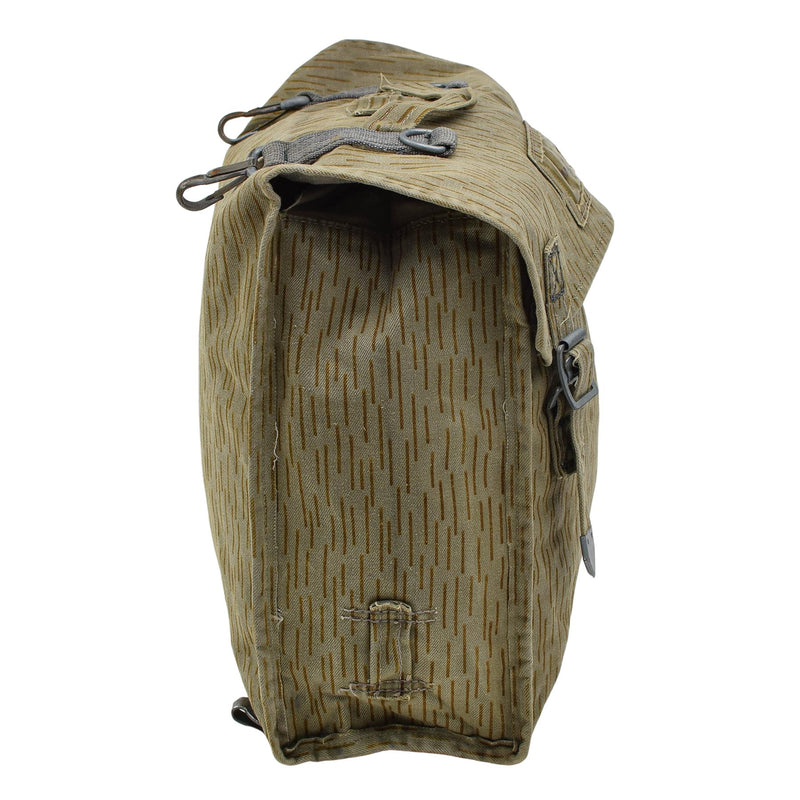 Originale tedesco militare tattico zaino secchi in metallo vintage rain gocce camo