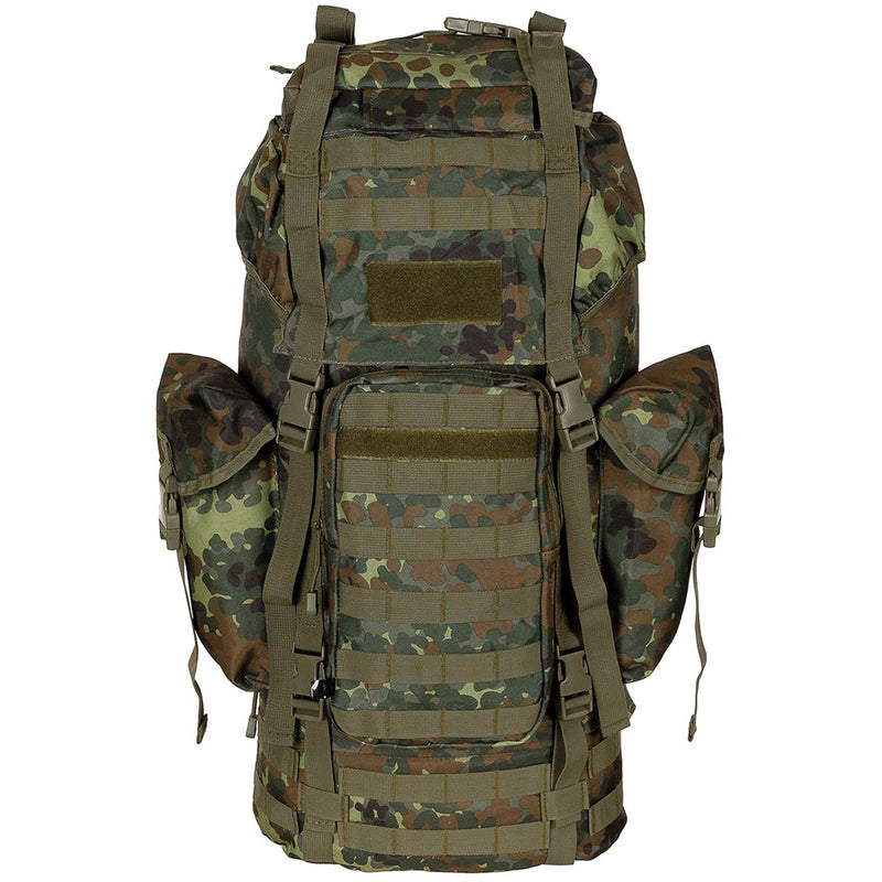 MFH Brand Army BW Combat Tactical MOLLE 65L BASSO DI ASSO DI ALLUMINO NUOVO