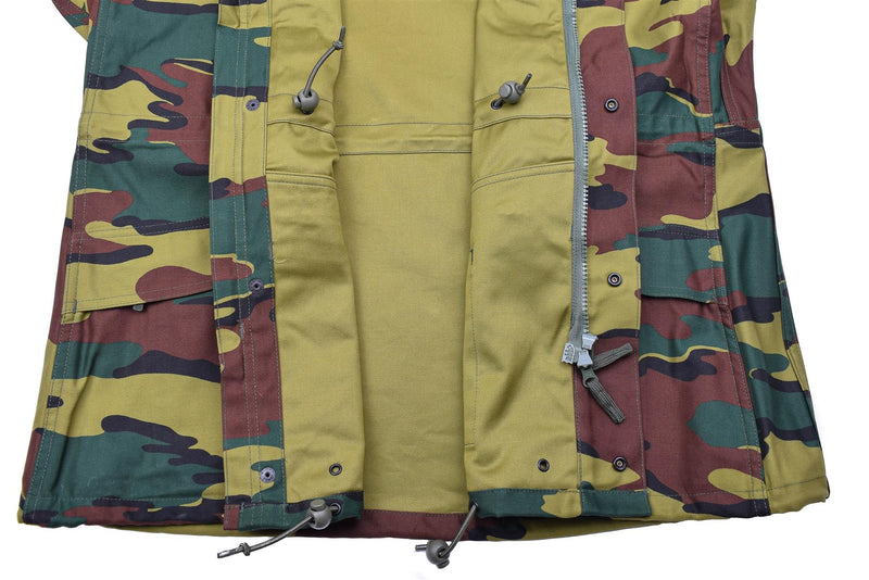 Giacca militare Belgium originale Truppe tattiche uniforme da campo Scaccola Seyntex
