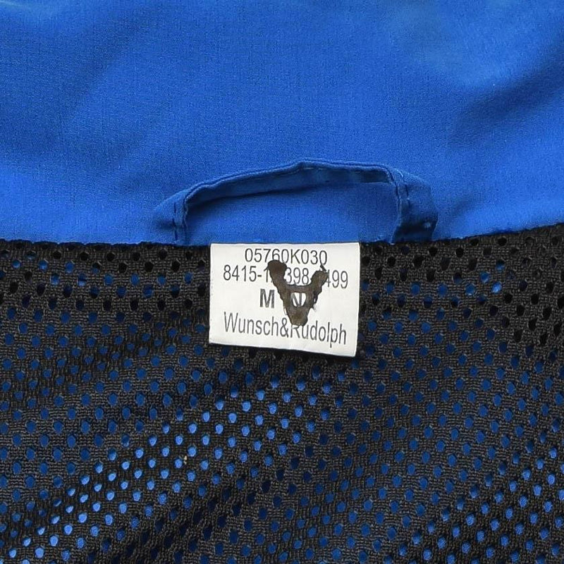 Autentico tuta militare tedesco Bundeswehr camicie da pista camicie sportive blu nero