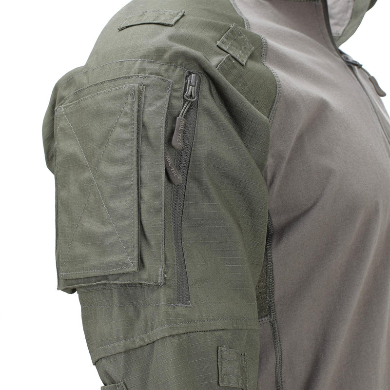 Mil-Tec Brand Military Style Olive Tactical Field Troops Combat Shirt Tipo 2