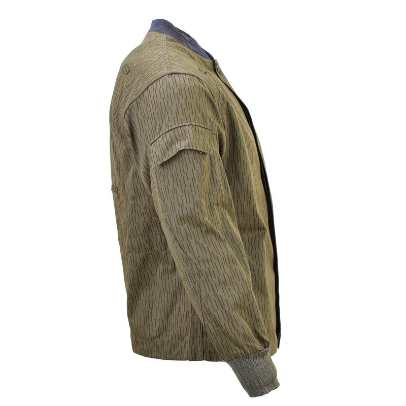 Originale tedesco militare NVA Strichtarn Camo Giacca da combattimento vintage Uniforme