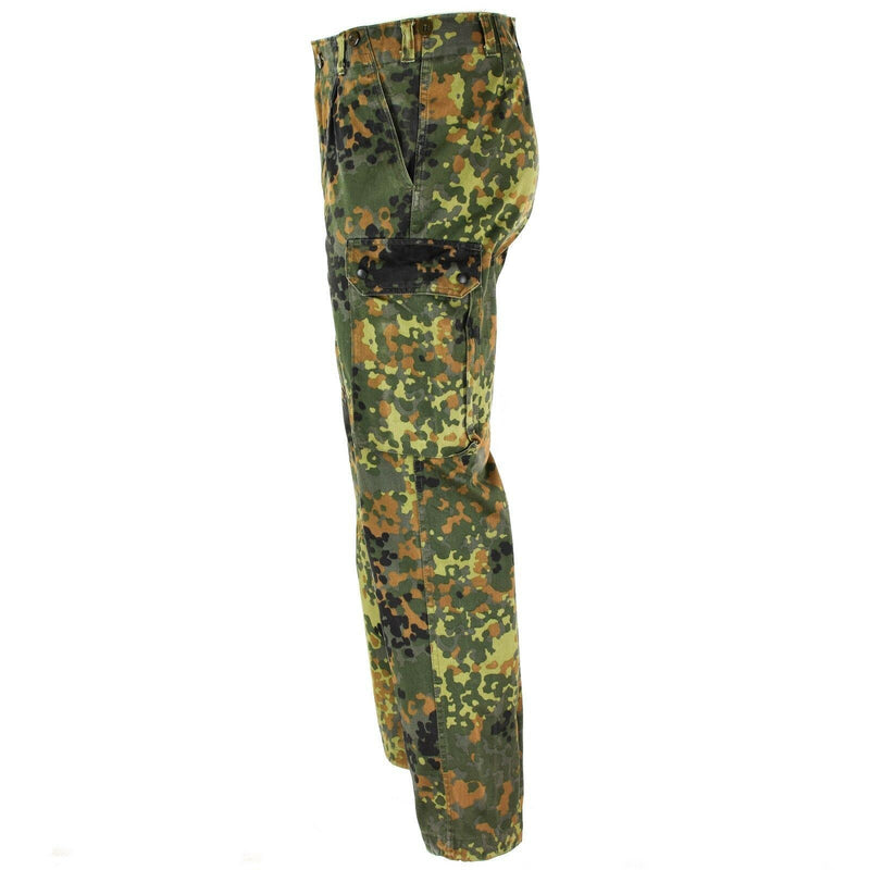 Genuino problema dell'esercito tedesco Flecktarn Pants Calco CAMO CATHERS