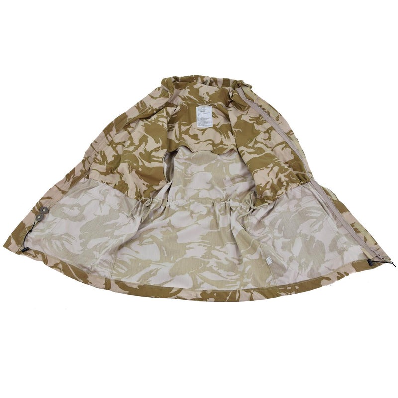 Genuino esercito britannico Parka DPM Deserto Camo Smock Giacca anticarro Problema militare