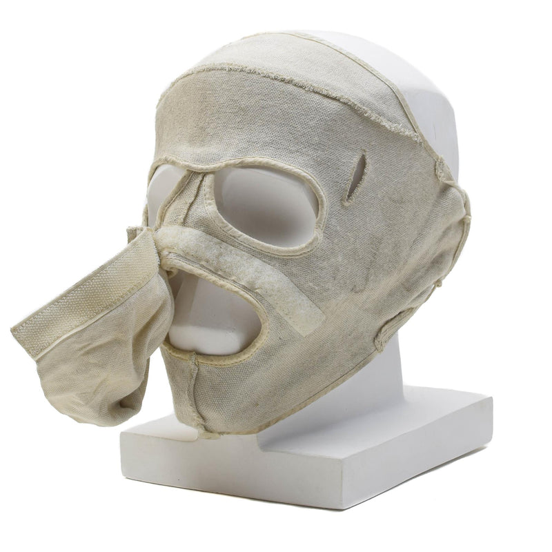 Maschera militare olandese originale Resistenza alla fiamma della fiamma Aramide Bianco freddo bianco
