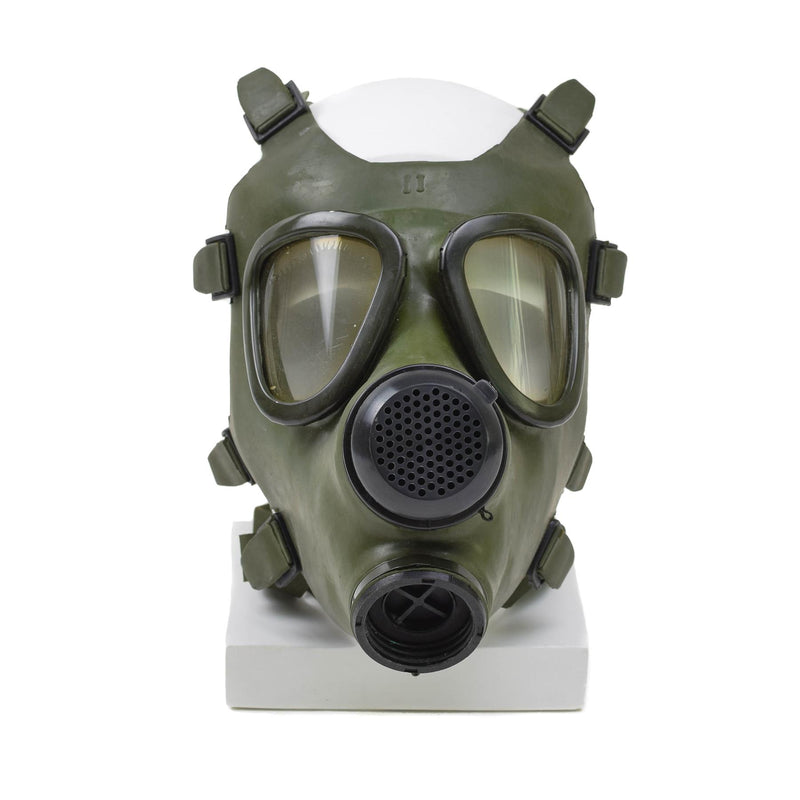 Maschera per gas rumena M74 Full Face Respiratore NBC Vintage Olive militare surplus