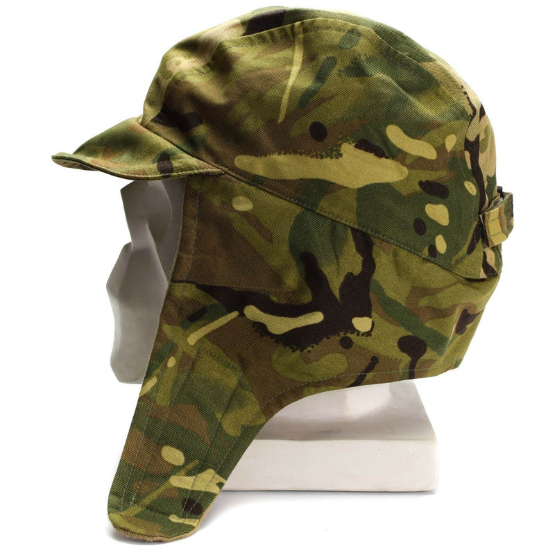 Autentico esercito britannico mtp camo impermeabile gore tex cappello foderato di cappello da freddo nuovo