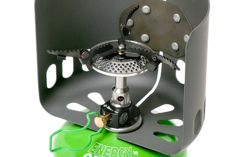 Optimus Electra Fe Cook System Gas Stove Camping Excuking Woods Burner Outdoor Pad