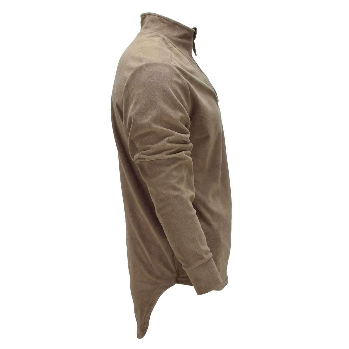 Canottiera termica da combattimento originale British Army PCS con mezza zip oliva chiaro