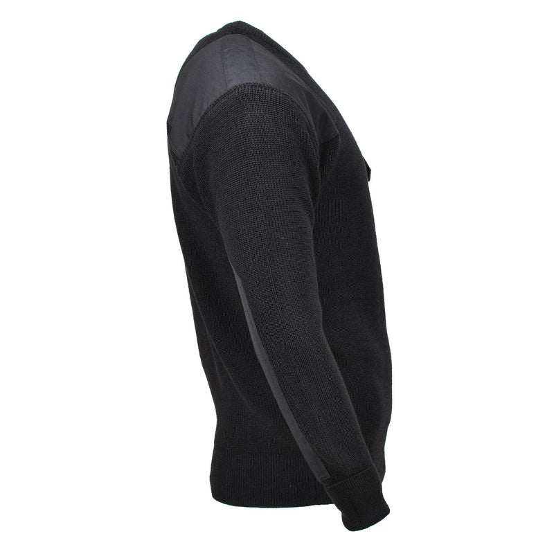 MFH Brand Sweater Commando Commando Jumper Rib Wool Rinforzato Pullover Rinforzato Nuovo