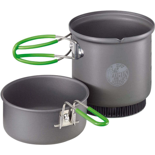 Optimus Crux Weekender ha cuocere il set di cottura da campeggio per escursionistiche da campeggio