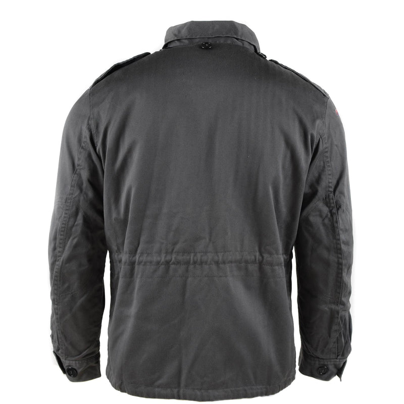 Giacca dell'esercito danese originale M71 Short taglio Danimarca surplus di campo grigio militare