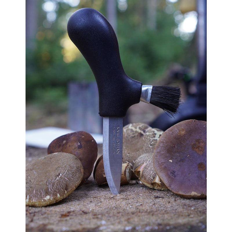 Morakniv Mushroom che raccoglie coltello da coltello fisso a lama in acciaio inossidabile riciclato nero