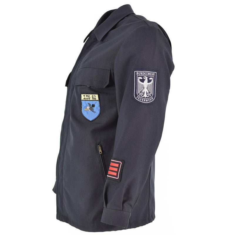 Originale NVA Est East Army Dark Blue Formal Uniform Giacca in surplus militare
