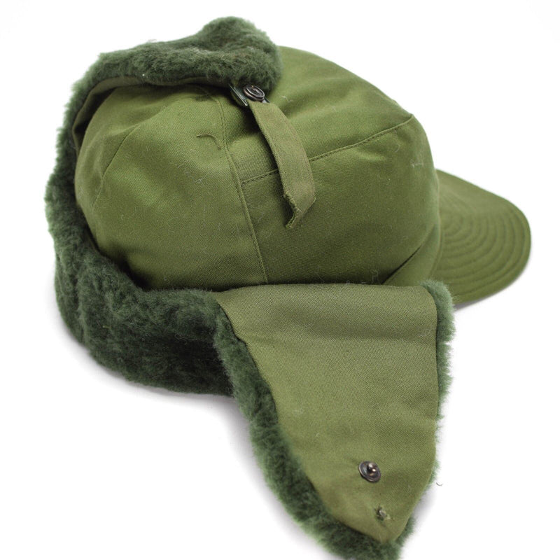 Originale svedese Svezia Army militare inverno verde m59 combattimento cappello da campo nuovo nuovo