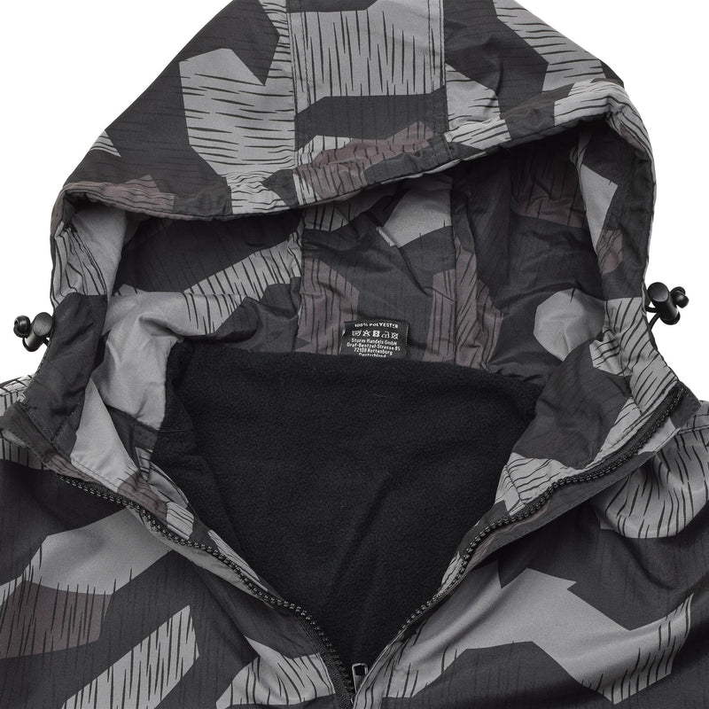 Giacca Anorak Mil-TEC Splinter Night Night camuffato con cappuccio con cappuccio sportivo con cappuccio