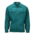 Camicia da campo originale militare austriaca tipo 75 a maniche lunghe da lavoro verde
