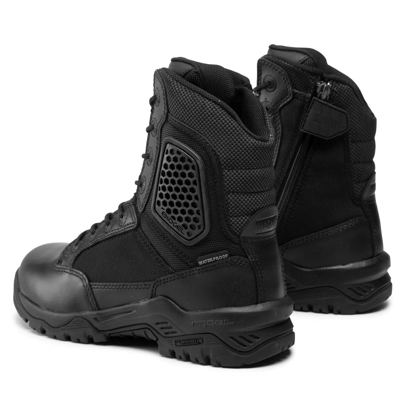 Magnum Strike Force 8.0 Stivali da combattimento in pelle Calzature da trekking tattiche Black