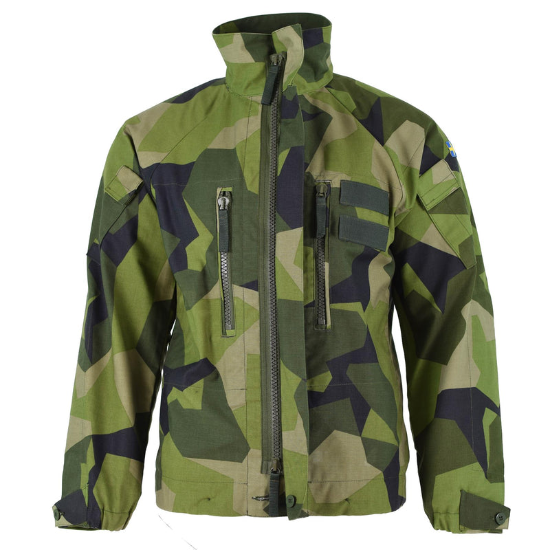 Originale Swedish Army M90 Giacca Splinter Splinter Campo da combattimento da combattimento Nuovo