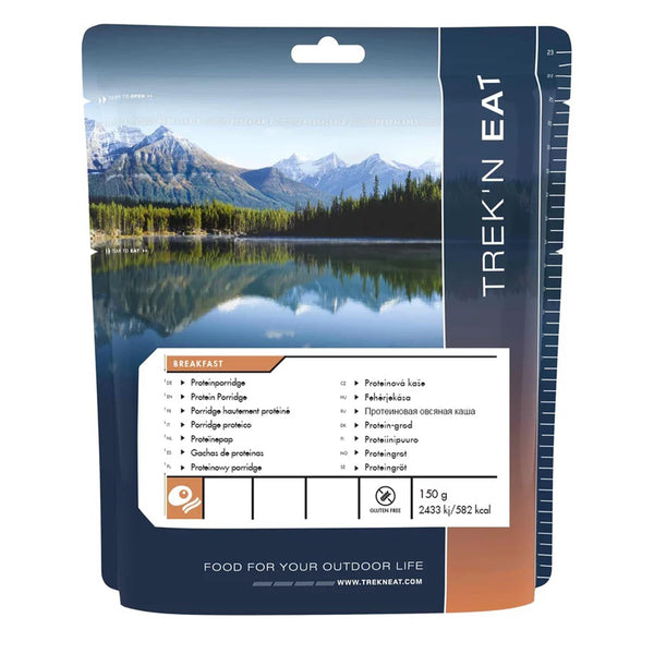 Trek'n Mangia per la colazione Meal Porridge Porridge Dishyrated Outdoor Camping Food