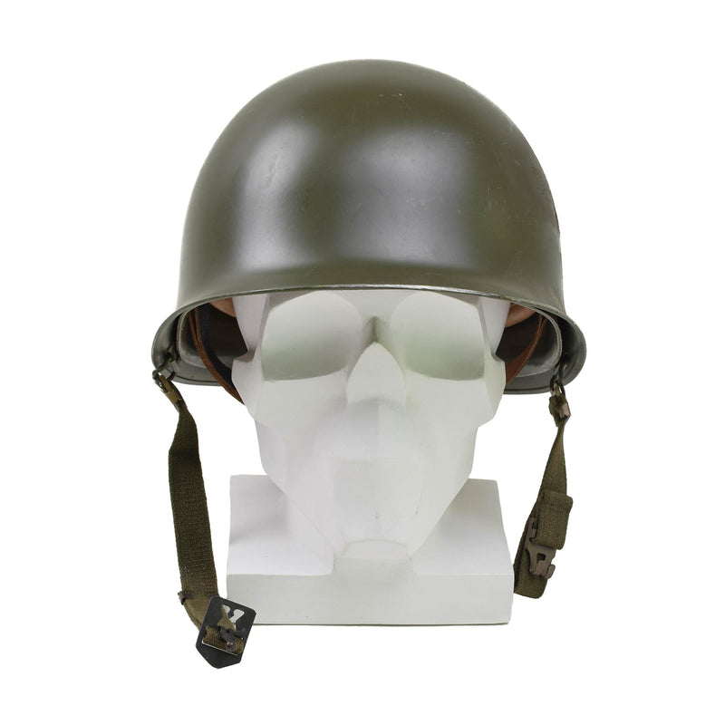 Celme di acciaio belga militare originale M51 Combat tattico Army Inner PVC Olive