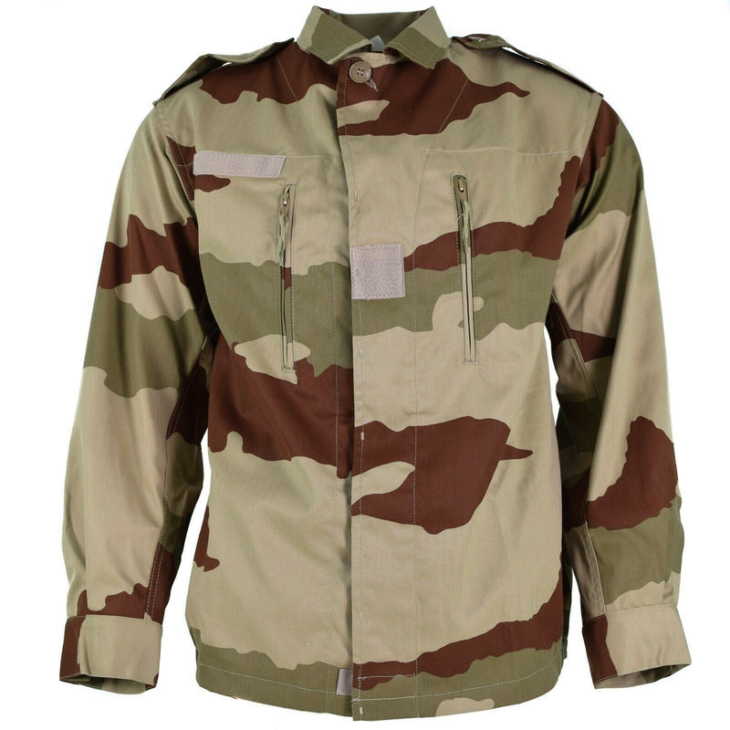 Original French Army F2 Giacca Desert Desert CamuFlage France Emergimento militare