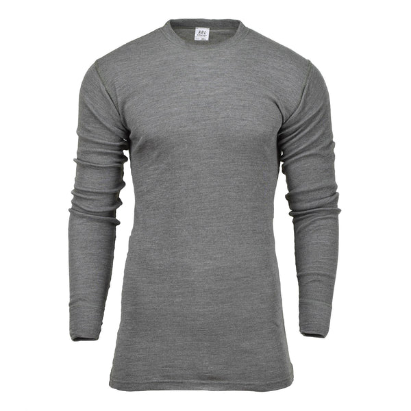 Genuina maglietta militare belga Maglie grigia termica camicie fiamma resistono nuove