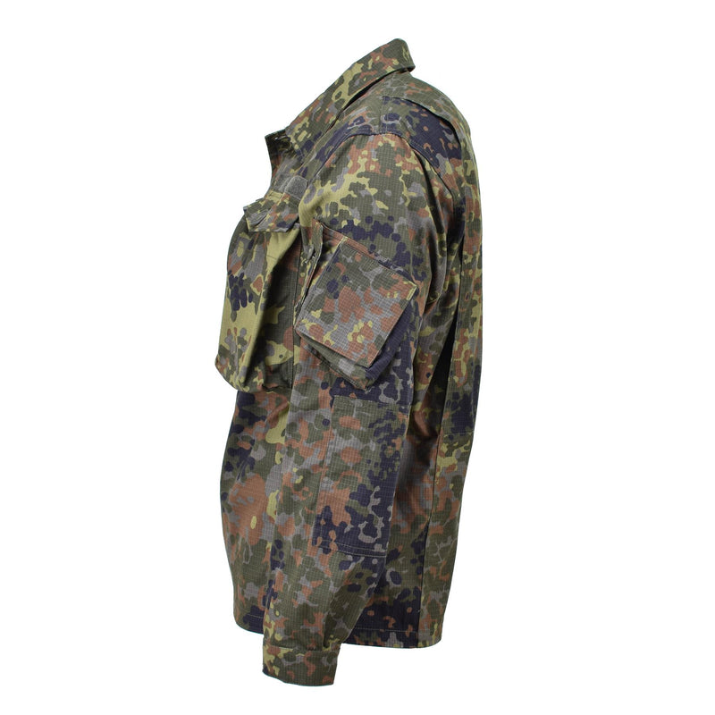 Tacgear marchio tedesco giacca da campo in stile militare truppe flecktarn camo