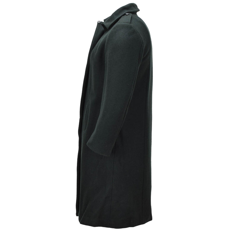 Soprabito militare in lana da donna originale dell'esercito canadese verde scuro