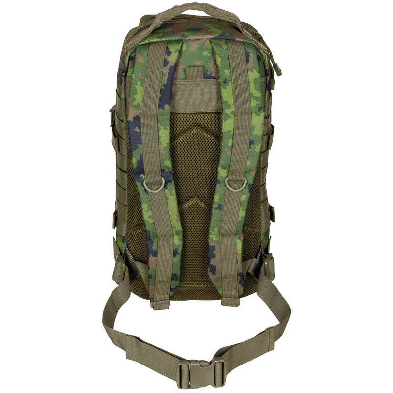 Zaino tattico MFH Assault I 30L Spallacci imbottiti MOLLE M05 Camo