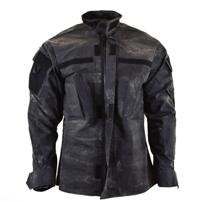 Giacca da combattimento in stile statunitense militare dell'esercito di marchio ACU RIPSTOP GRIGIO CAMA Field Uniform