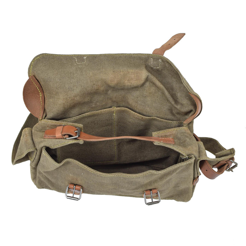 Stume da spalla militare ceca originale Calcolo di pelle di utility cingili vintage