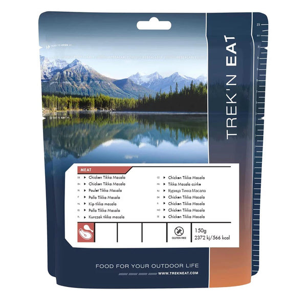 Trek'n Eat Meal Meal Chicka Tikka Massala Disidratato Sopravvivenza alimentare all'aperto