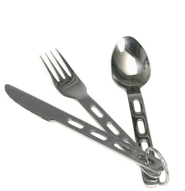 Set di posate in acciaio inossidabile da 3 pezzi per utensili da coltello cucchiaio forchea piatto piatto