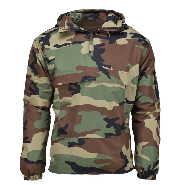 Giacca da combattimento militare tedesco MIL-TEC inverno boschi di bosco con cappuccio foderato con cappuccio