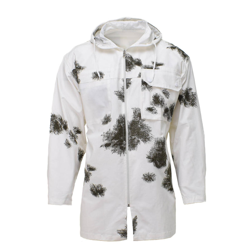 A.Blochl German army style jacket snow camo reversible outer uniform layer NEW - GoMilitar